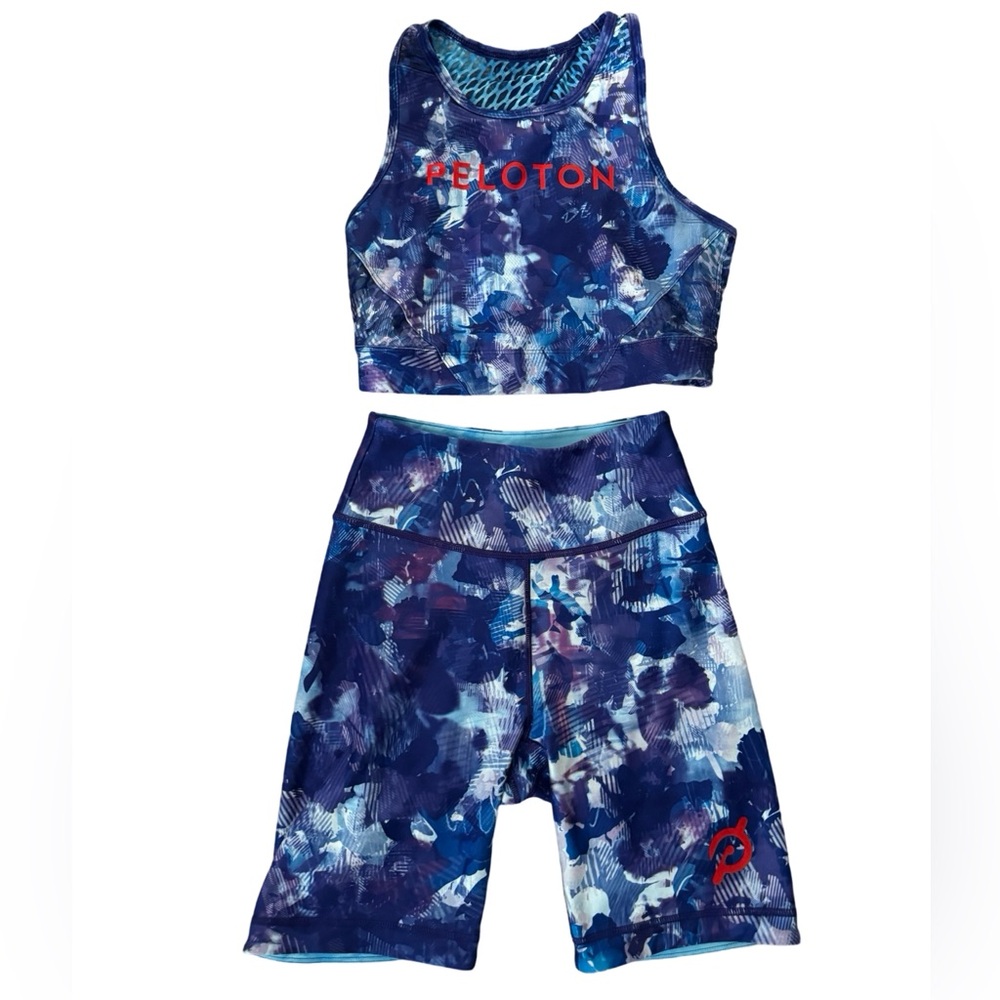 Peloton tank and shorts Set women XS